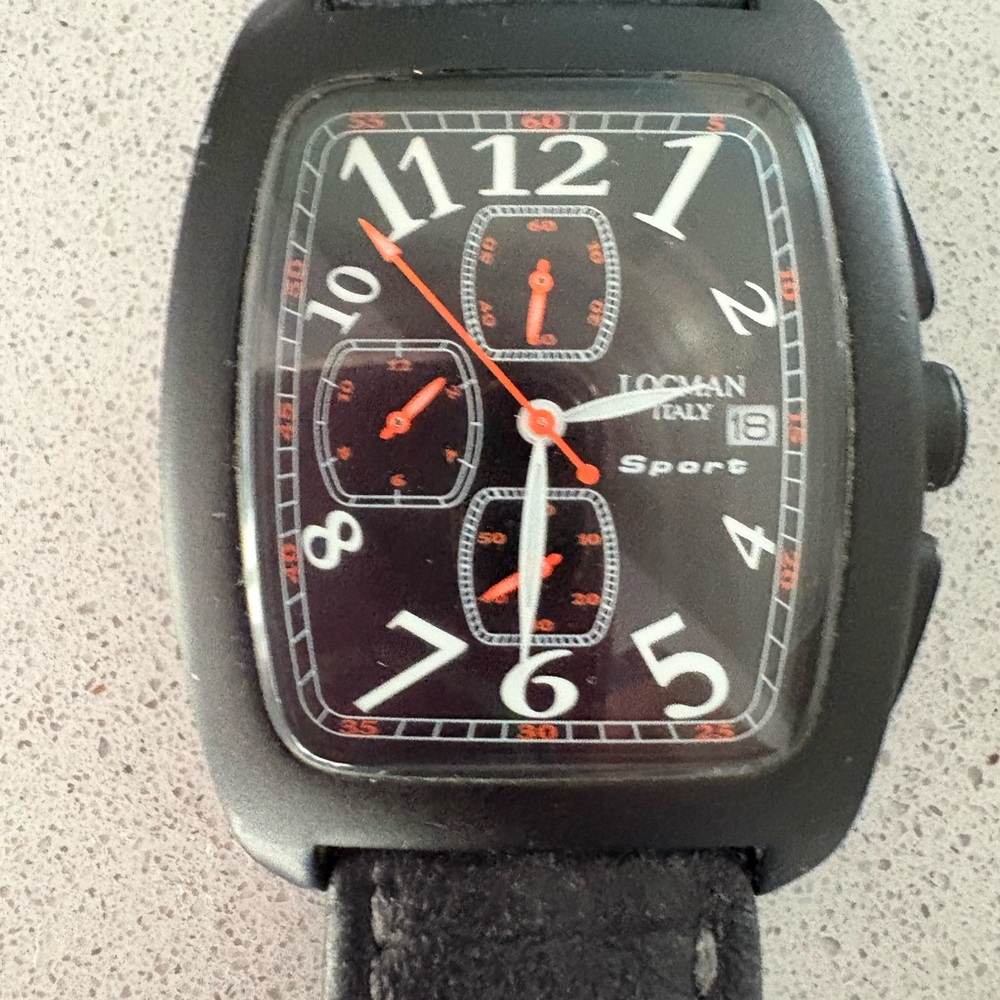 LocmanBlack Sport Watch new battery 🪫